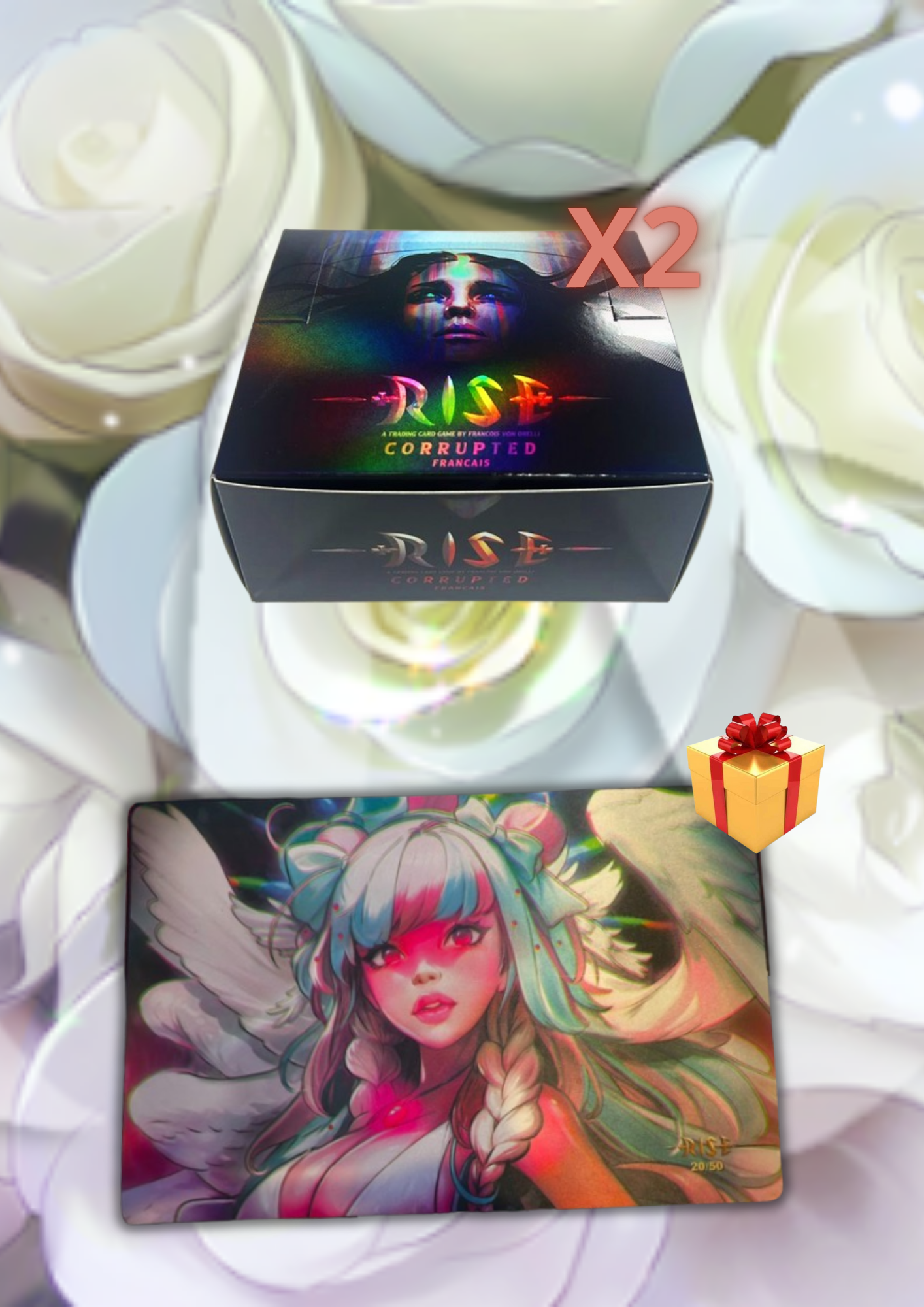 [Limité] 2 Displays Corupted FR + 1 Playmat Amiah